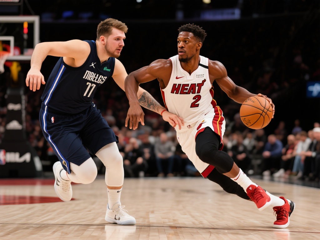 巴特勒戏耍东契奇，一步过后强势上篮得手